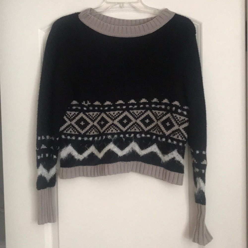 Black and White Sweater